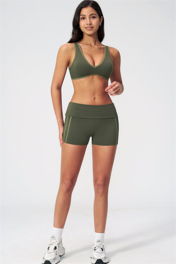 The Evoke Sports Bra Shorts 2-Piece Set