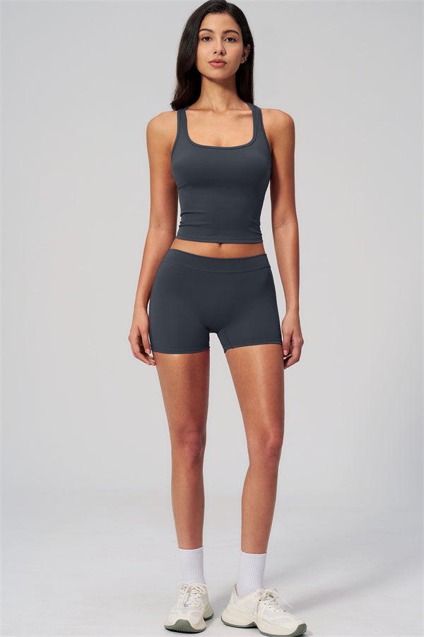 The Revive Crop Top Shorts 2-Piece Set