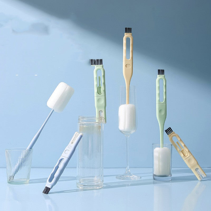 Three-in-one U-shaped Cup Brush Household Removable