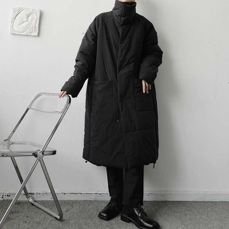 Knee Length Silhouette Cotton Coat
