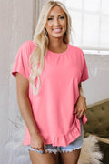 Kimber Frilled Hem Loose Top