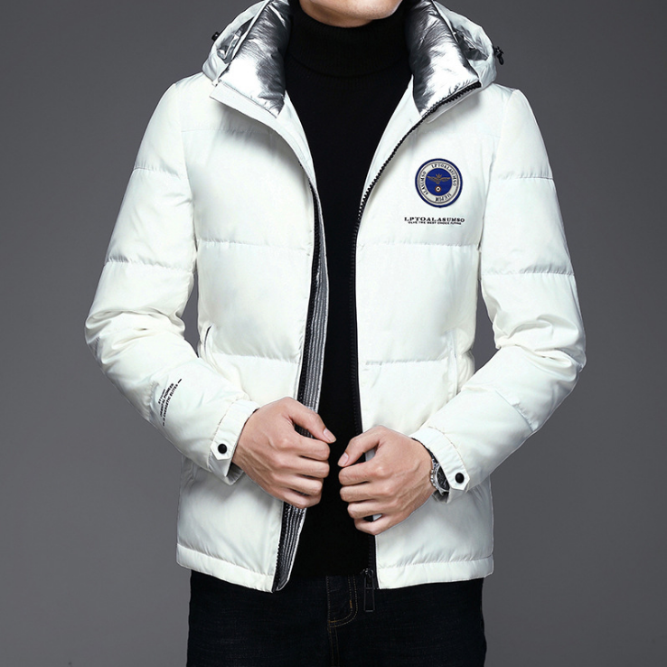 Winter Hooded Down Jacket for Men - Warm and Cold Proof