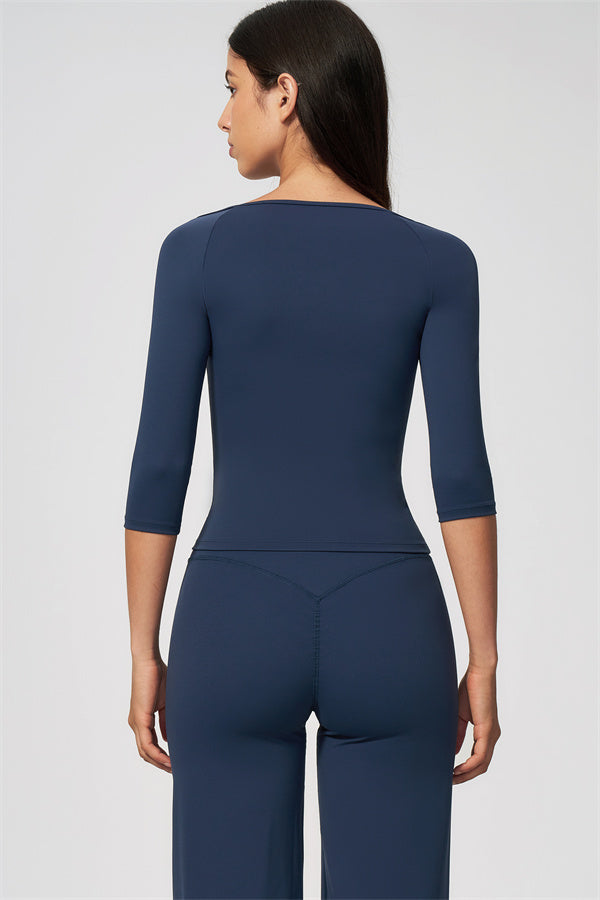 The RiseFit Half-Sleeve T-Shirt Straight Leg Pants 2-Piece Set
