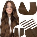 SEGO Pro 10pcs Injection Tape in Hair Extensions Human Hair Straight Injected Tape in Hair Extensions Seamless Tape in Hair Extensions Insert Hair