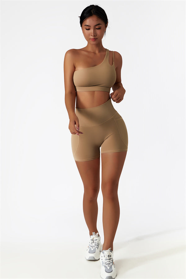 The Blissful Rose Sports Bra Shorts 2-Piece Set