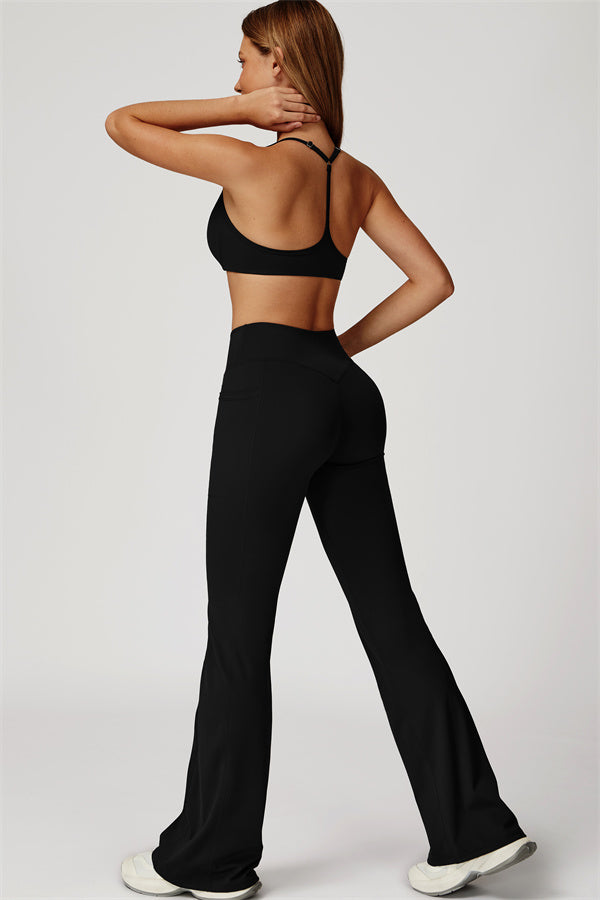 The Propel Sports Bra Flared Leggings 2-Piece Set