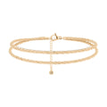 Free Fashion Trend Sparkling Foot Ornaments Double Layer