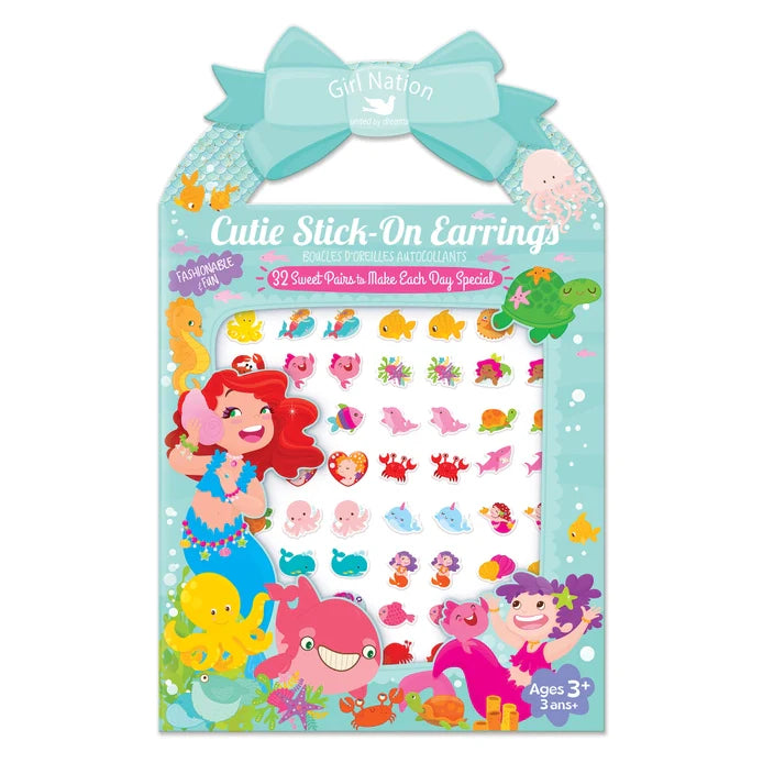 "Mermaids & Friends" Stick-On Earrings