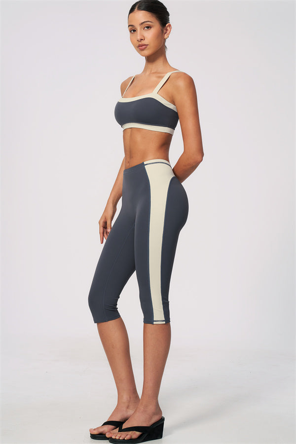 The Sandstone Sports Bra Capri Leggings 2-Piece Set