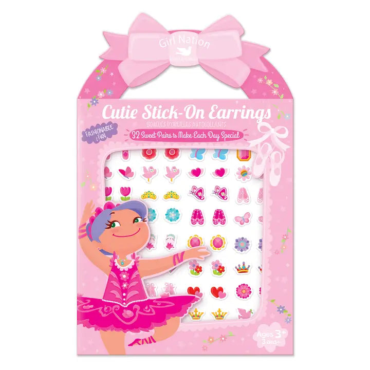 "Pretty Ballerinas" Stick-On Earrings