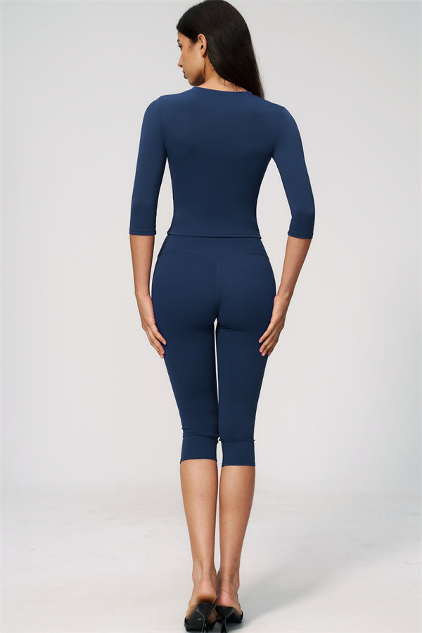 The Natalia Half-Sleeve Top