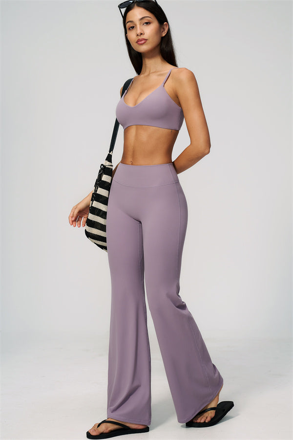 The Zura Sports Bra Flared Leggings 2-Piece Set