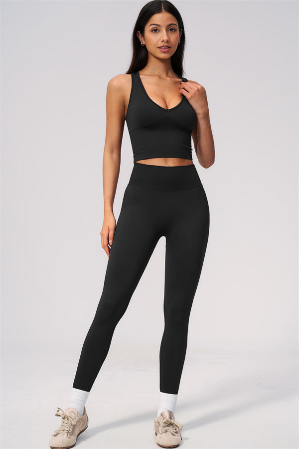 The Allure Crop Top Leggings 2-Piece Set