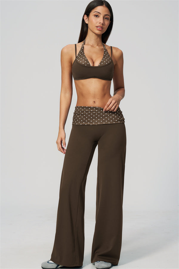 The Enliven Sports Bra Straight Leg Pants 2-Piece Set