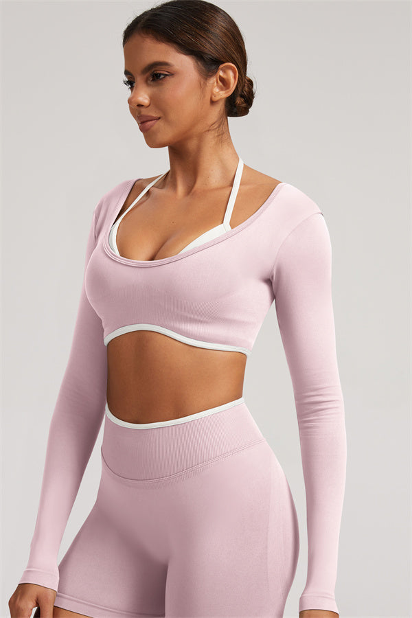The Elevate Long Sleeve Crop top