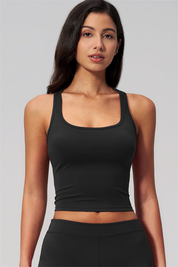 The Revive Crop Top Straight Leg Pants 2-Piece Set