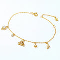 Pumpkin Car Shoes 925 Silver Cubic Zirconia Bracelet