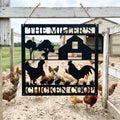Chicken Coop Personalized Gifts - Custom Metal Sign
