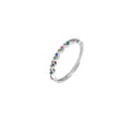 925 Loving Heart In Sterling Silver Ring Female Light Luxury High Sense