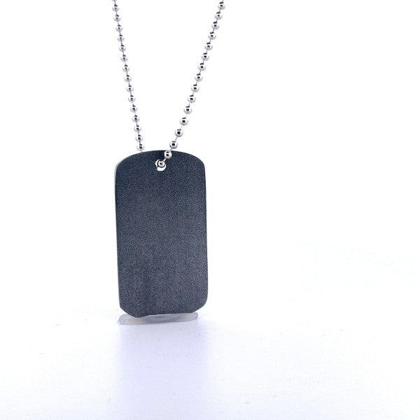 Star of David Military Necklace - Am Israel Chai /