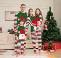 Family Pajamas Matching Sets Red Stripe Xmas Holiday Sleepwear Jammies Long Sleeve PJs Outfits