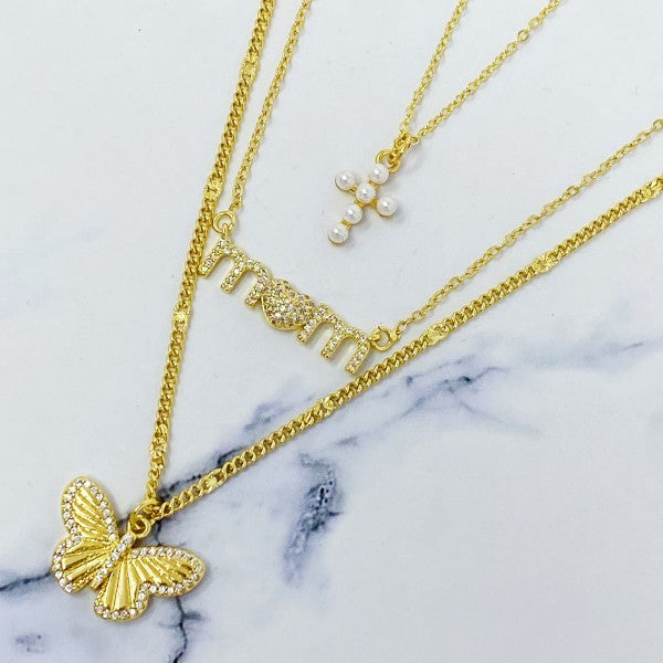 Butterfly In Flight Necklace