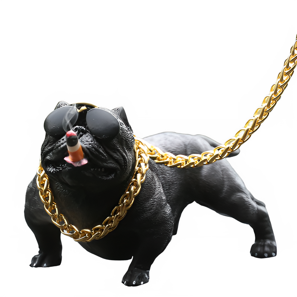Car Dashboard Ornament Bully Pitbull Dog Doll Auto Interior Accessories Ornaments Cute Chritmas Gift Creative Home Decor