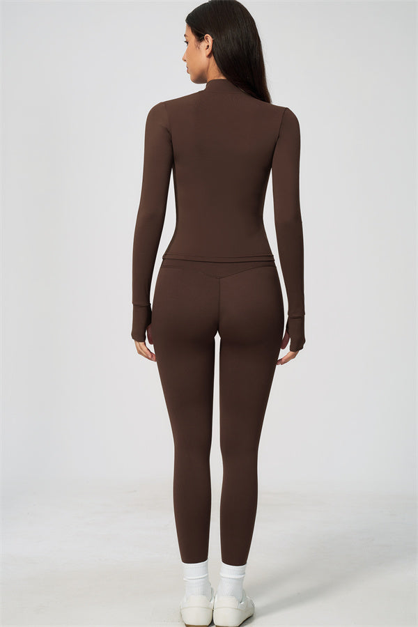 The Seraphine Jacket Sports Bra Leggings 3-Piece Set