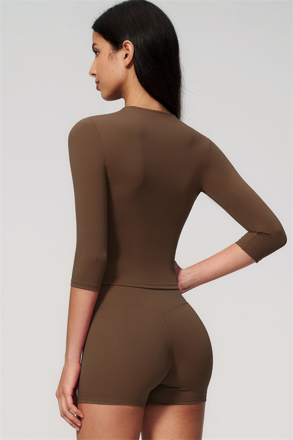 The Natalia Half-Sleeve Top