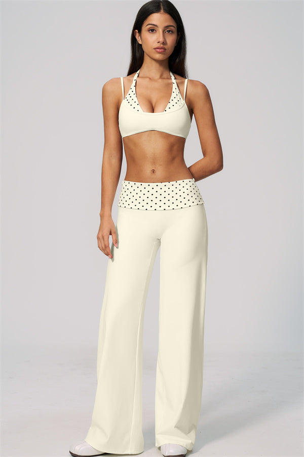 The Enliven Sports Bra Straight Leg Pants 2-Piece Set