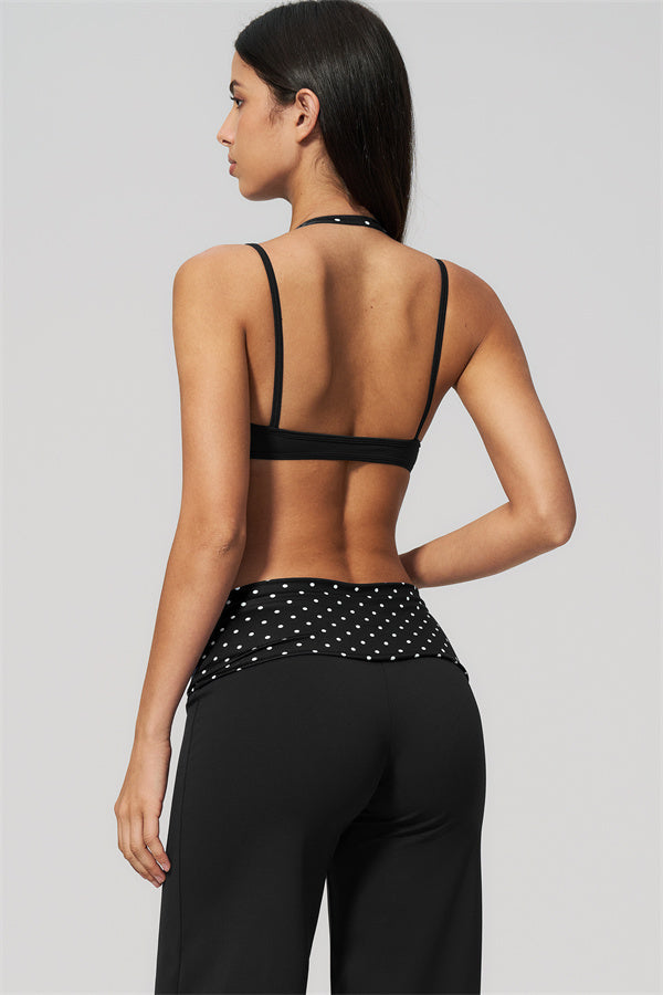 The Enliven Sports Bra Straight Leg Pants 2-Piece Set