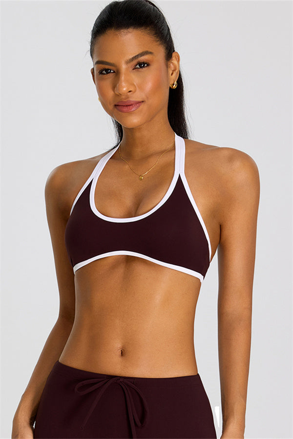The Mode Sports Bra Flared Leggings 2-Piece Set