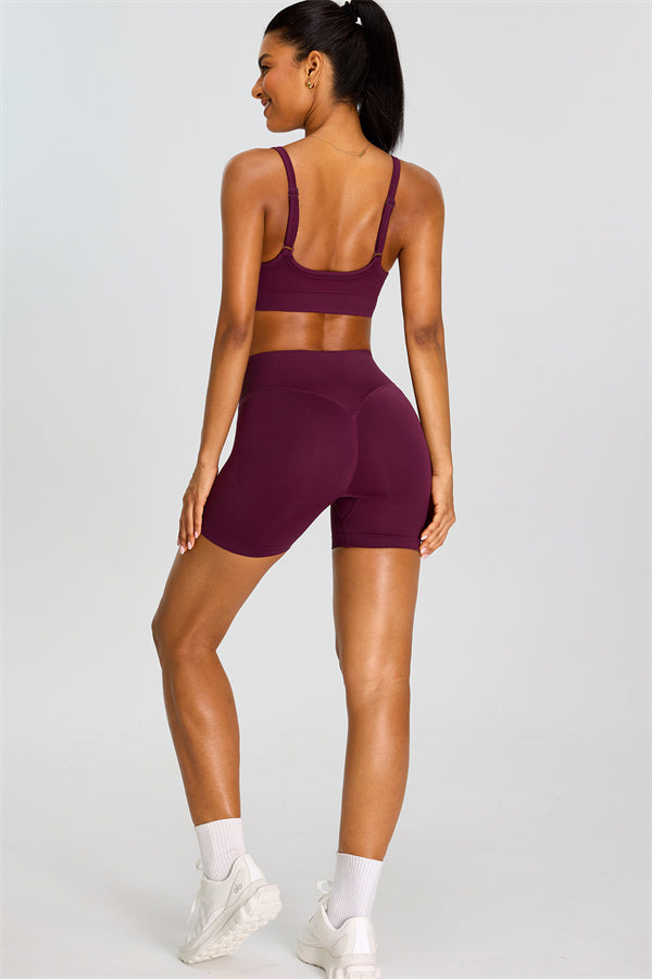 The Zero Drag Sports Bra Shorts 2-Piece Set