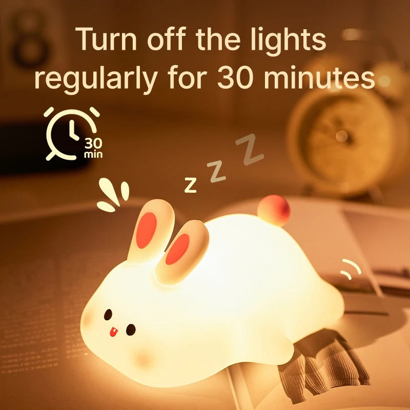Silicone Soft Light Eye Protection Pat Small Night Lamp