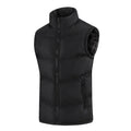 Fashion Stand-up Collar Sleeveless Waistcoat Warm Vest Men's Jacket Trend