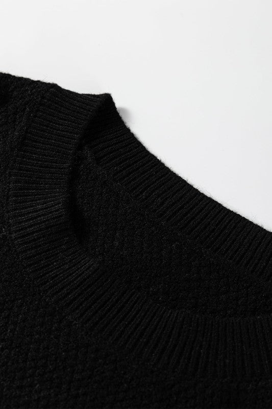 Colorblock Stripe Long Sleeve Sweater