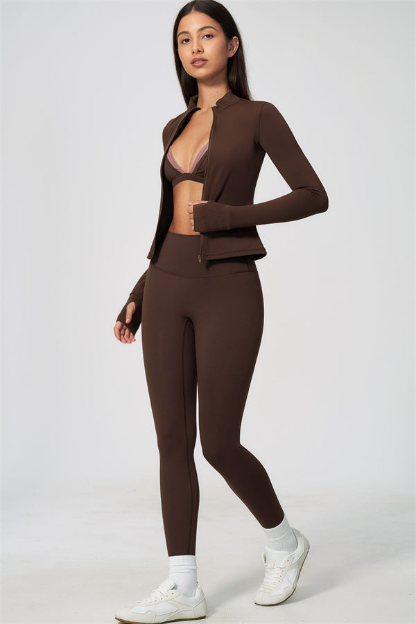 The Seraphine Jacket Sports Bra Leggings 3-Piece Set