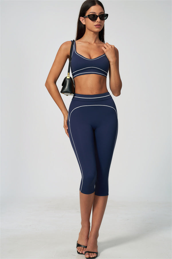 The Amara Sports Bra Capri Leggings 2-Piece Set