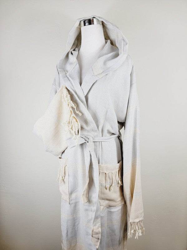 Unisex Robe, Beach or spa Robe with pockets - Ligh