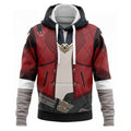 Men's And Women's Fashion Digital Print Hooded Sweatshirt