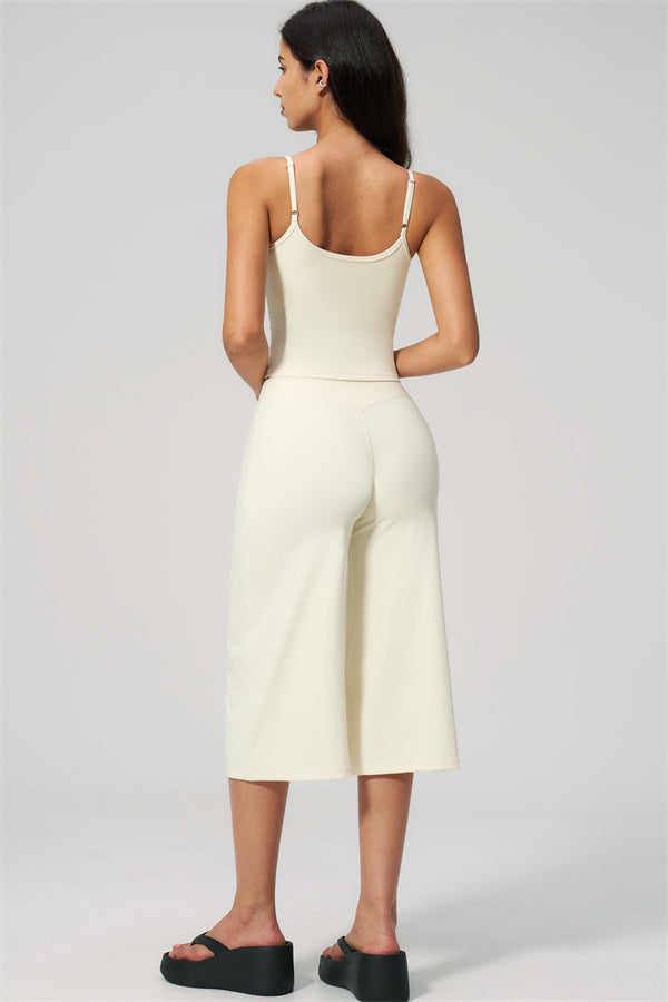 The Nexus Tank Top Wide-Leg Crop 2-Piece Set