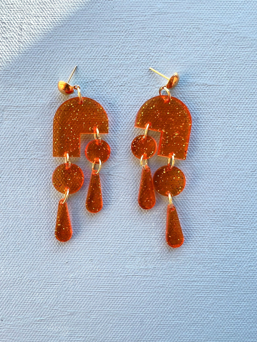 Dreamy Swirl Statement Earrings