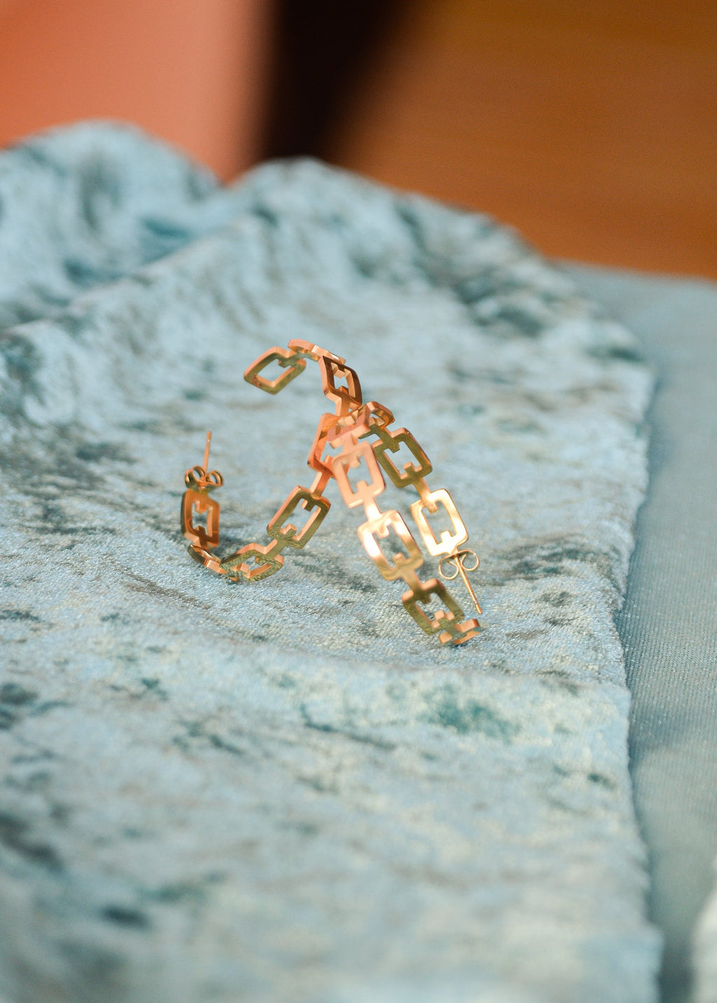 Titanium Chain Hoops