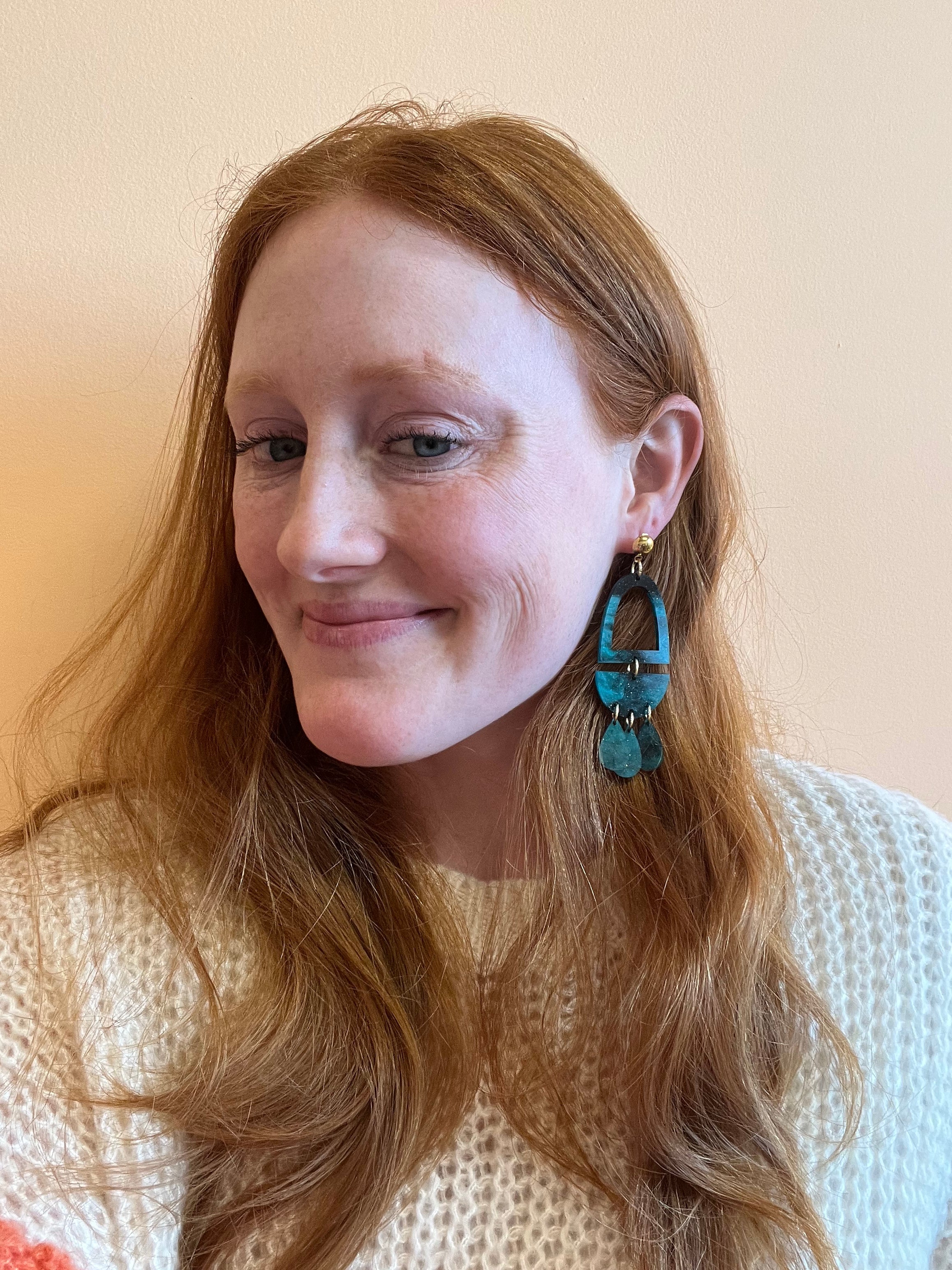 Cheerful Dangle Statement Earrings