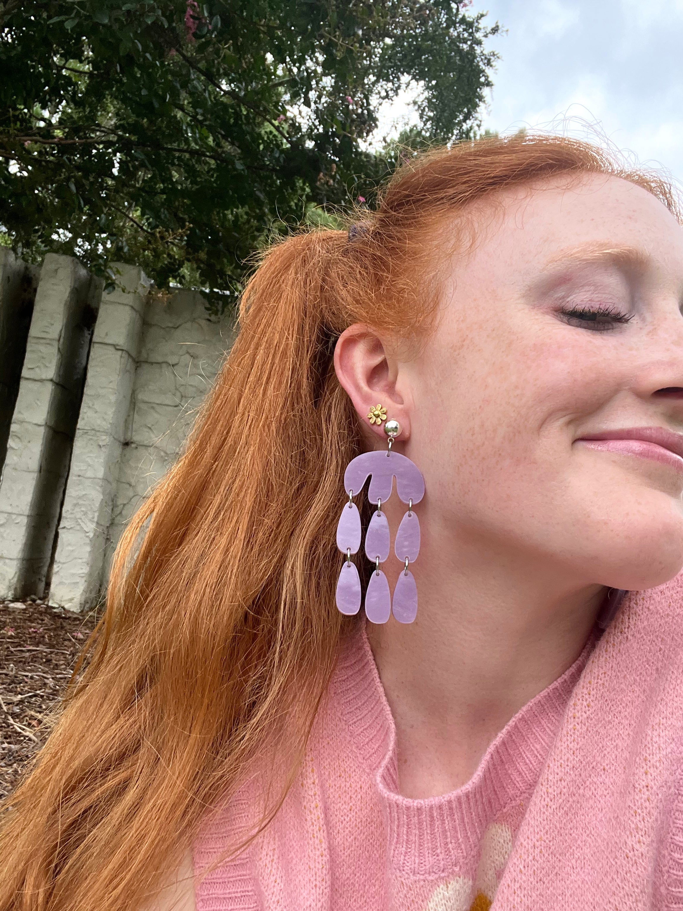 Squid Dangle Earrings