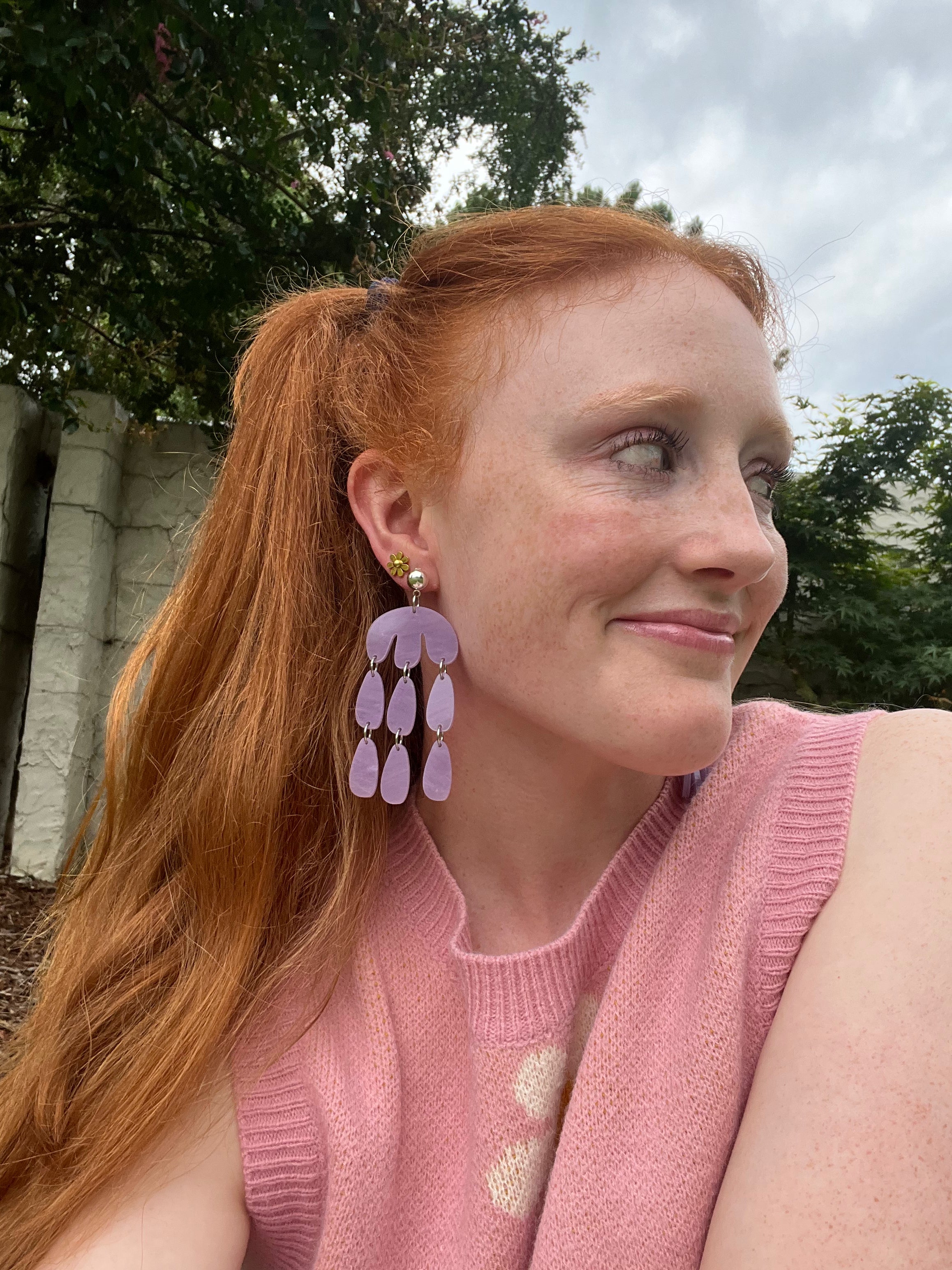 Squid Dangle Earrings
