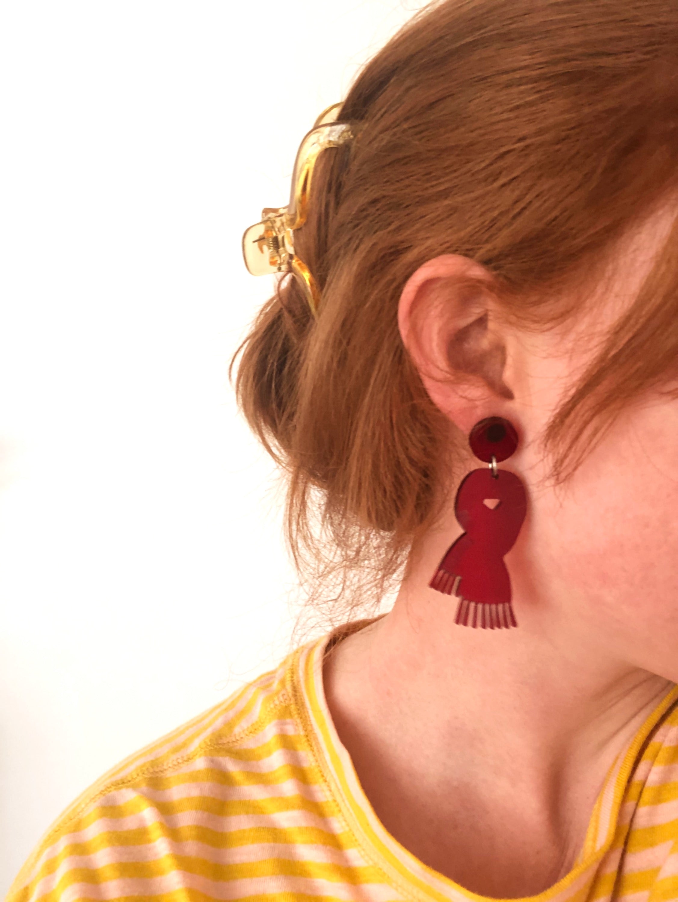 “Just to Break Me Like a Promise” Scarf Taylor Swift Earrings