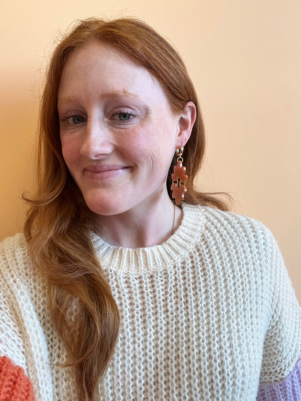 Dreamy Swirl Statement Earrings