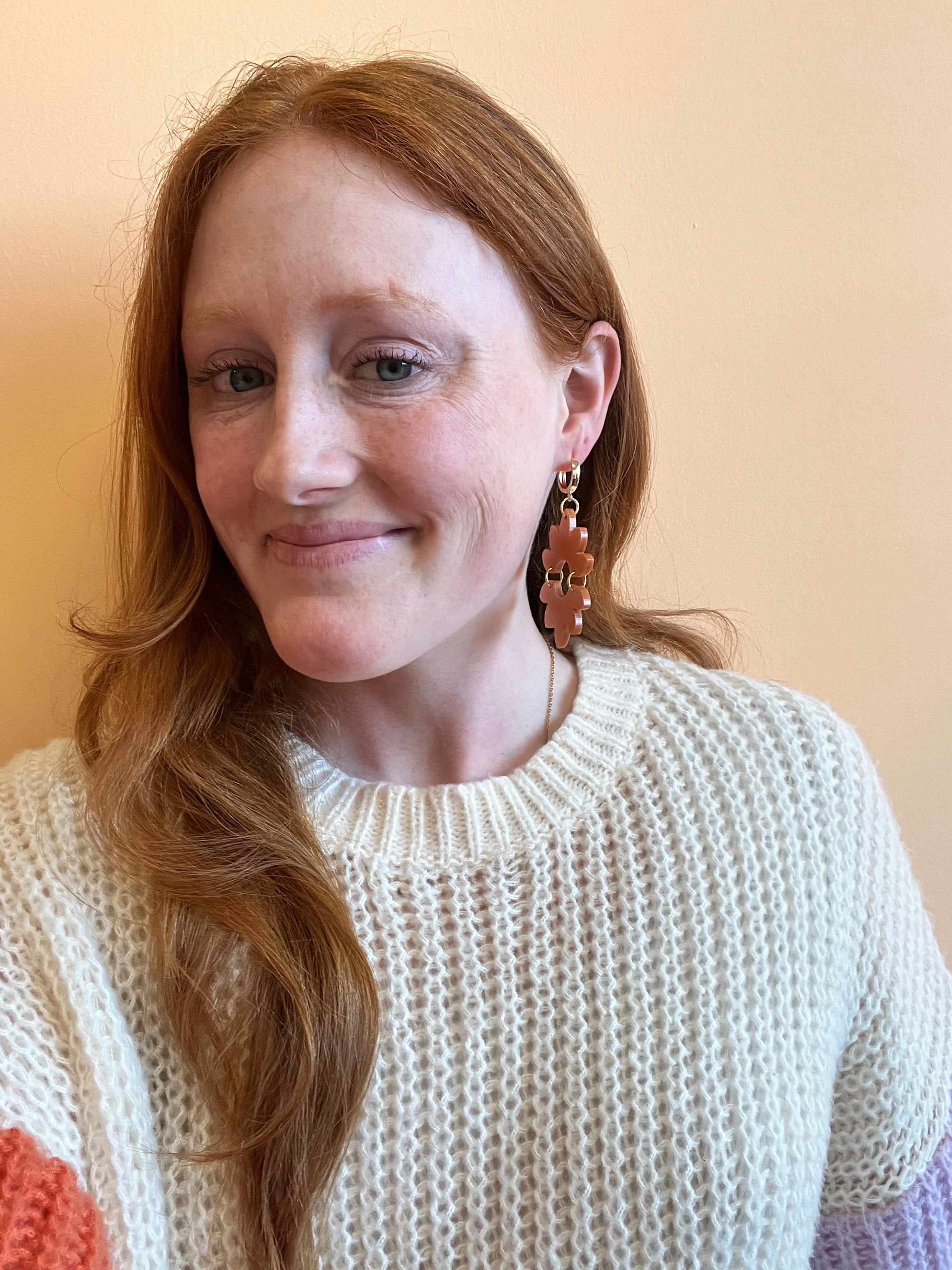 Dreamy Swirl Statement Earrings