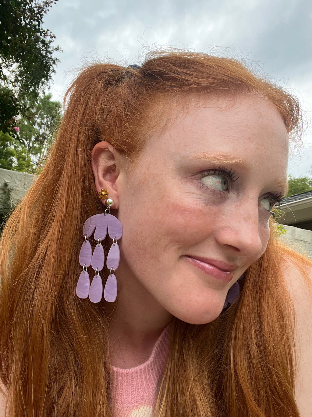 Squid Dangle Earrings
